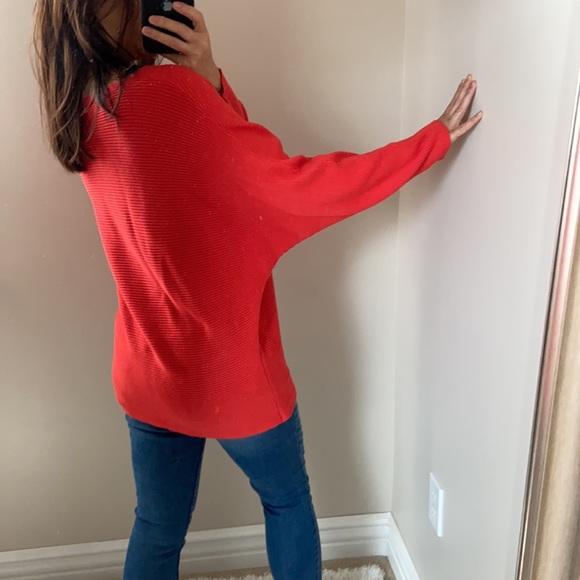 Ribbed knit  dolman sweater - Picture 6 of 11